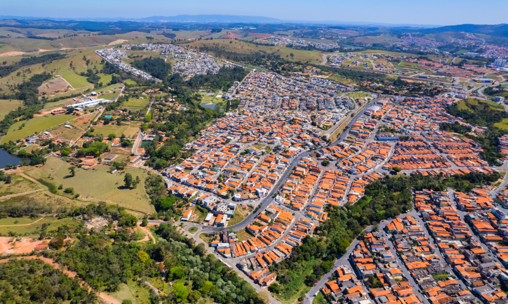 Vista aérea de Itatiba/SP.