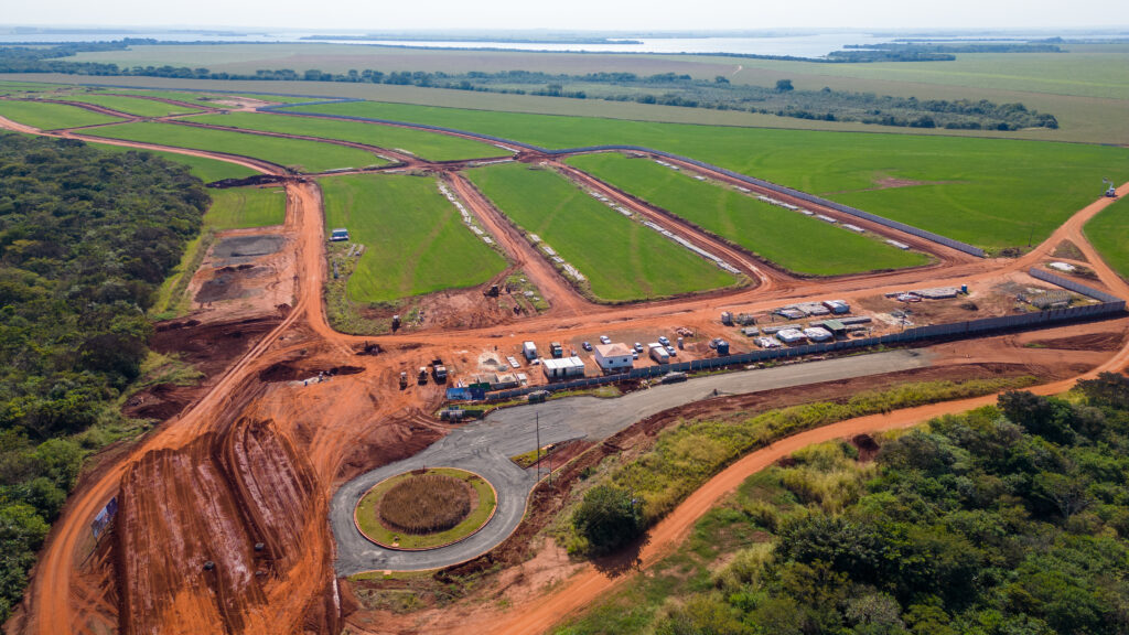 Andamento da obra do Reserva da Ilha Residence, da GSP Loteamentos.
